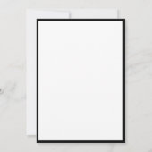Playbill geïnspireerde bedankkaart (Achterkant)