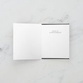 Playbill Geïnspireerde Verjaardagskaart Kaart (Binnen)