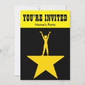 PlayBill Inspired Invitation Kaart (Voorkant)