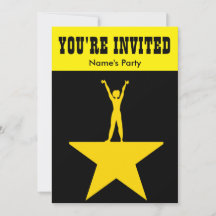 PlayBill Inspired Invitation