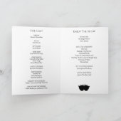 PlayBill Wedding Programma (Binnen)