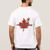 PlayCanadianRules.com Design 4 T-shirt (Achterkant)
