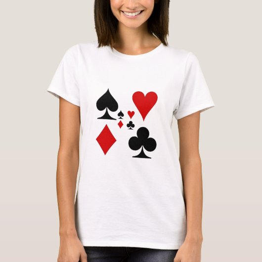 PLAYCARD SUITES GIFTS T-SHIRT (Voorkant)