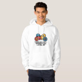 Player 1 & 2 Married Gamer Hoodie (Voorkant volledig)