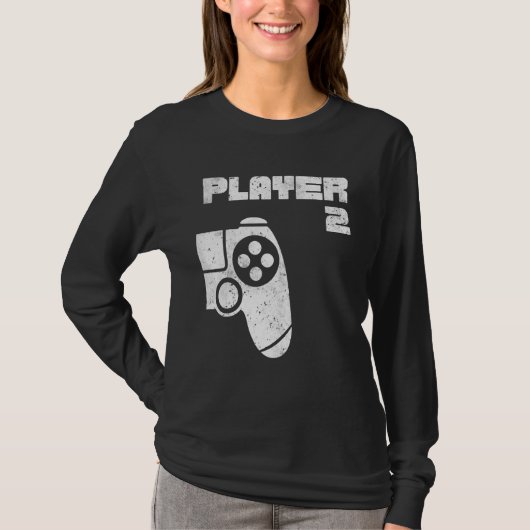Player 1 Gamer Matching Brothers Friends T-shirt (Voorkant)