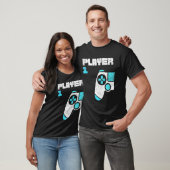 Player 1 Gamer Matching Brothers Friends T-shirt (Unisex)