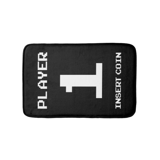 Player 1-gamerontwerp badmat (Voorkant)