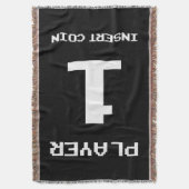 Player 1-gamerontwerp deken (Voorkant Verticaal)