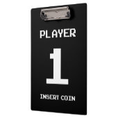 Player 1-gamerontwerp klembord (Links)