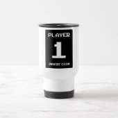 Player 1-gamerontwerp reisbeker (Center)