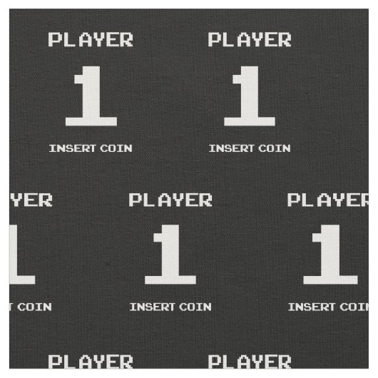 Player 1-gamerontwerp stof (Close Up)