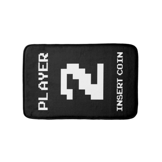 Player 2-gamerontwerp badmat (Voorkant)