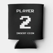 Player 2-gamerontwerp blikjeskoeler (Voorkant)