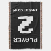 Player 2-gamerontwerp deken (Voorkant Verticaal)