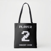Player 2-gamerontwerp tote bag (Voorkant)
