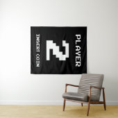 Player 2-gamerontwerp wandkleed (In Situ (horizontaal))
