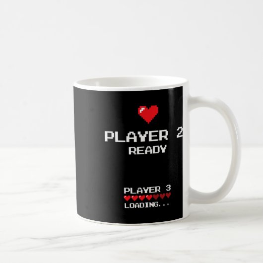 Player 2 Player 3 Loading - Retro Gaming -  Koffiemok (Rechts)
