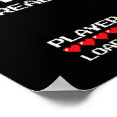 Player 2 Player 3 Loading - Retro Gaming - Poster (Hoek)
