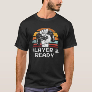 Player 2 Ready Gamer T-shirt