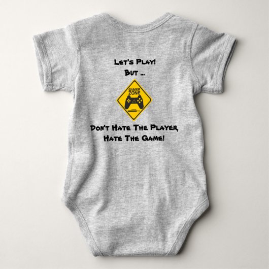 Player 3 Has Joined The Game Romper (Achterkant)