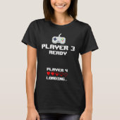 Player 3 Player 4 Loading  Gamming New Baby T-shirt (Voorkant)