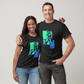 Player Baseball Batter Green Blue Catcher Pitcher T-shirt (Unisex)