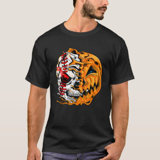Player Halloween Pumpkin Skeleton Skull 1.png T-shirt