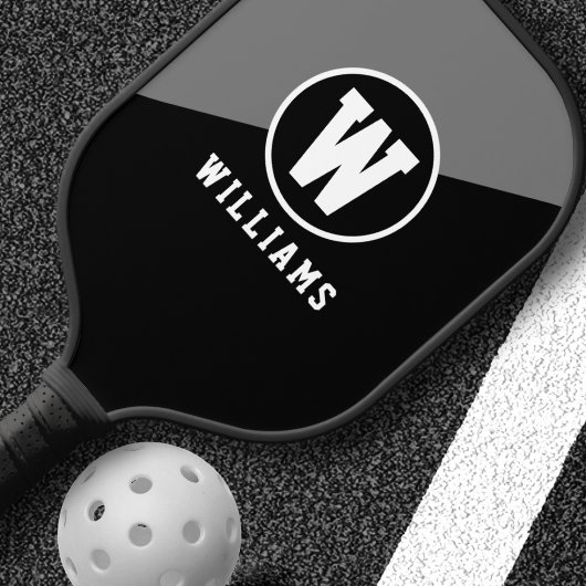 Player Name BLACK Pickleball Paddle