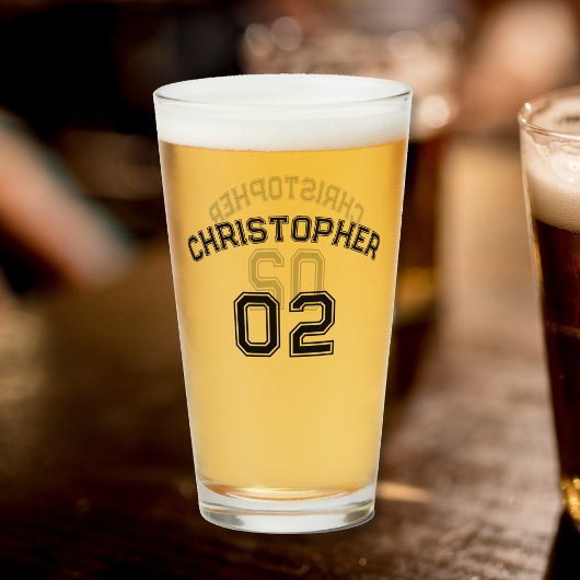 Player Name Jersey Number Game Day Party Sports Glas