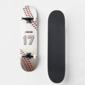 Player-nummer 17 - Koel Baseball-titels Skateboard (Voorkant)