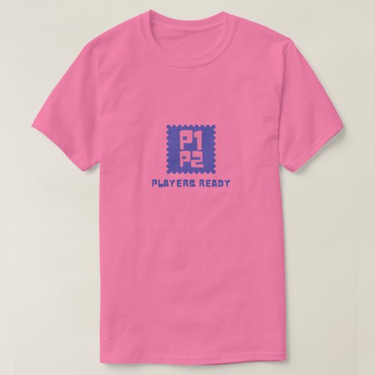 Player One Ready Retro Gaming T-Shirt (Design voorkant)