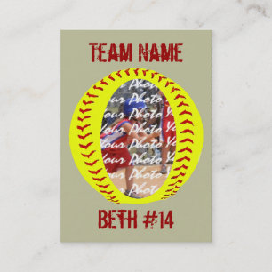 Player Photo Trading-kaarten Visitekaartje