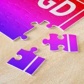 Player Positions Netball Jigzaag Puzzle Legpuzzel (Zijkant)