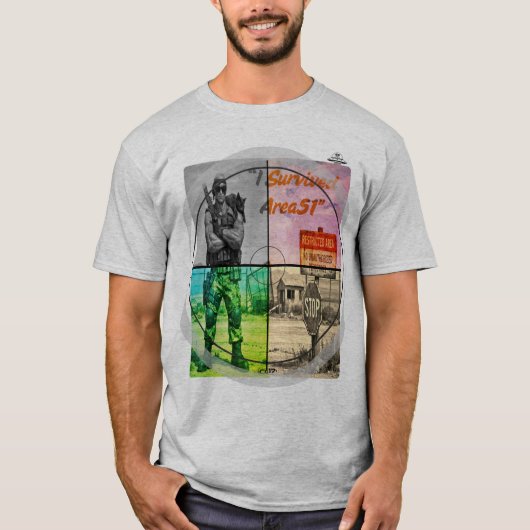 Playera Area51 -I survived Area51 T-shirt (Voorkant)