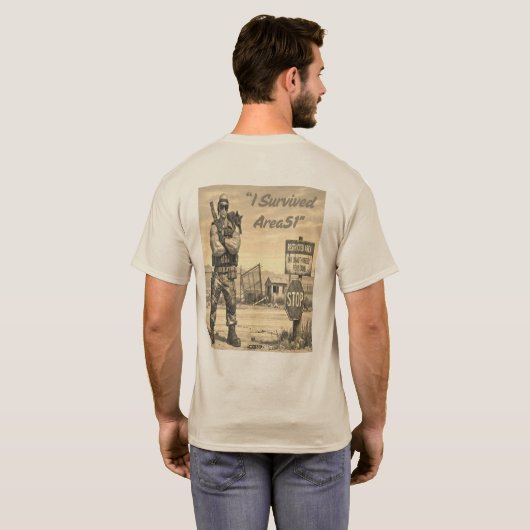 Playera Area51 -I survived Area51 T-shirt (Achterkant volledig)