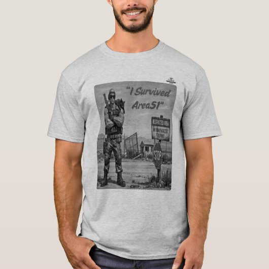 Playera Area51 -I survived Area51 T-shirt (Voorkant)