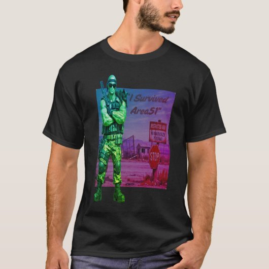 Playera Area51 -I survived Area51 T-shirt (Voorkant)
