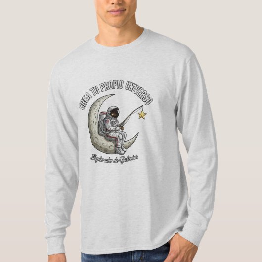 Playera Astronauta Explorador  T-shirt (Voorkant)