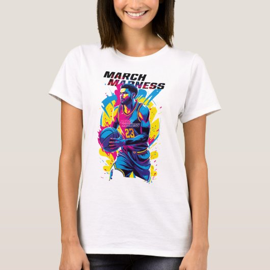 Playera Baloncesto! Locura de Marzo T-shirt (Voorkant)