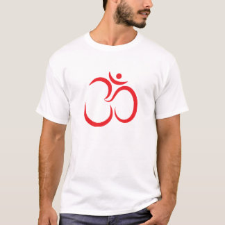 Playera básica con diseño Om T-shirt