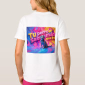 Playera básica de niñas t-shirt (Achterkant)