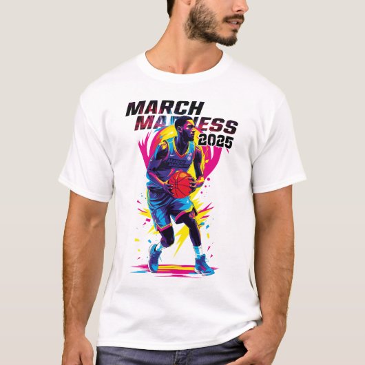 Playera básica Locura de marzo Baloncesto T-shirt (Voorkant)