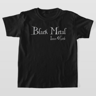 Playera Black Metal Logo T-shirt