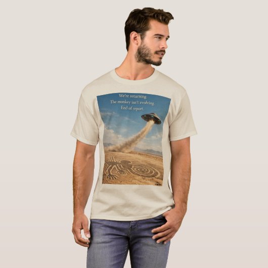 Playera CG17S -Nazca Monkey T-shirt (Voorkant volledig)