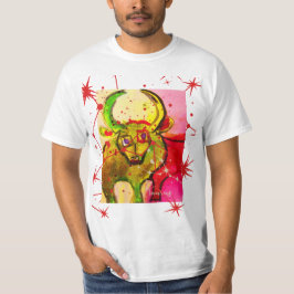 playera con acuarela original digitalizada tauro t-shirt