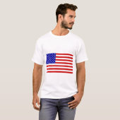Playera con bandera de Estados Unidos T-shirt (Voorkant volledig)