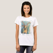 playera con dibujo original zodiaco capricorn t-shirt (Voorkant volledig)