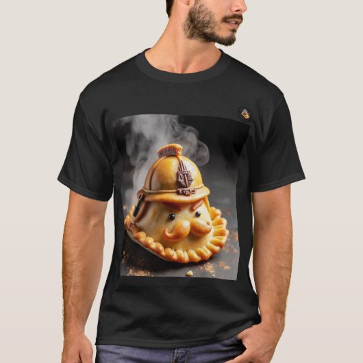 playera con estampado "comandante empanadas" t-shirt (Voorkant)