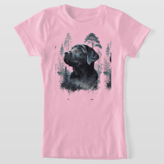 Playera con punto de jersey para niña t-shirt