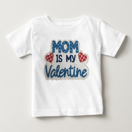Playera De Bebé Blue Love from Mommy (Voorkant)